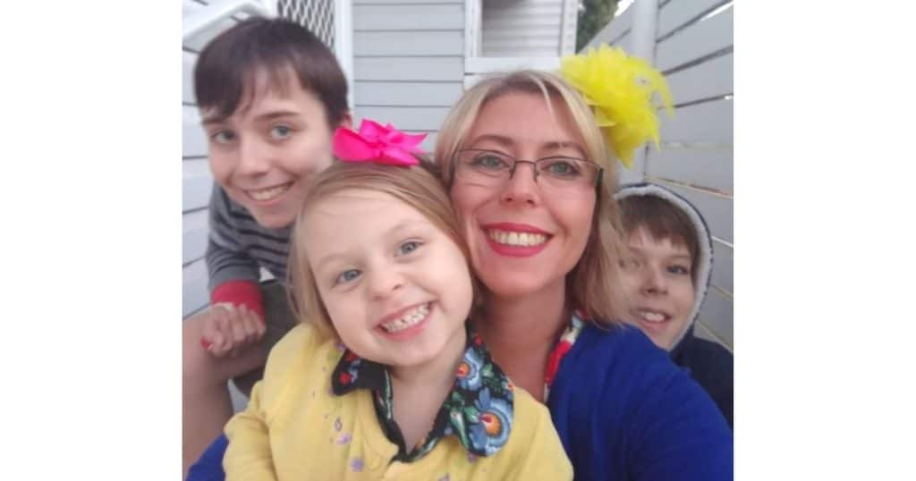 Laurelle with her children, Chris, Noah, and Adele https://www.autismparentingmagazine.com/success-stories-writing-thriving-together/