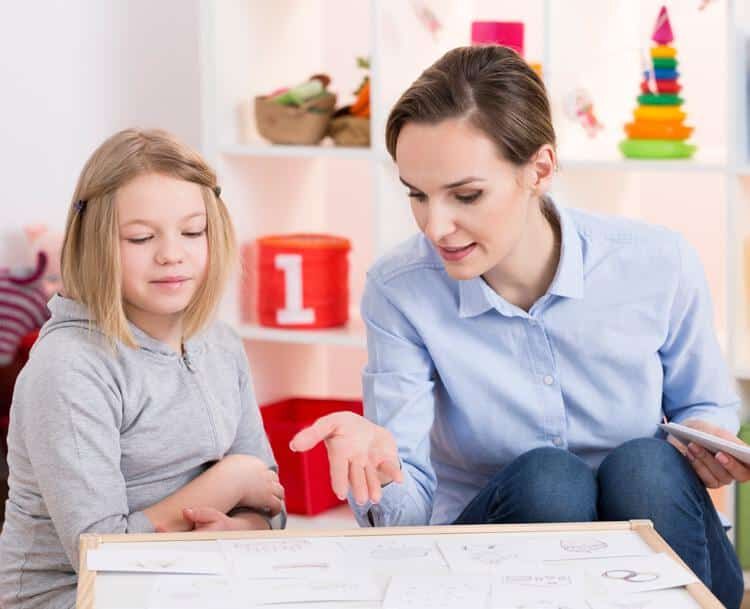 Creating a visual schedule for your child.